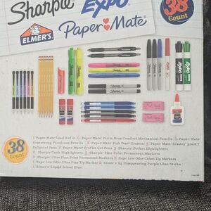 Sharpie, Papermate, Elmer's and Expo Set